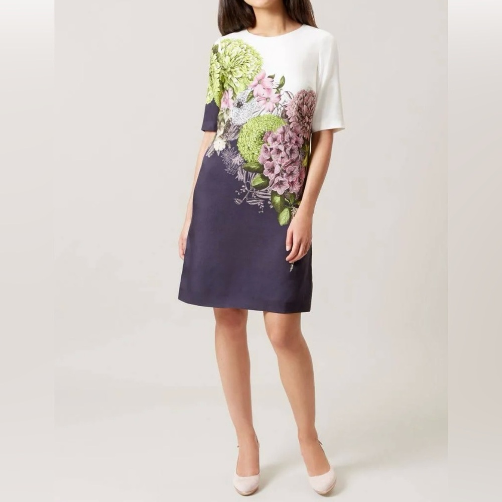 Hobbs Floral Print Cheryl Shift Dress